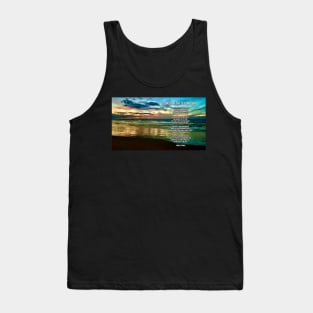 Oasis of the Setting Sun Poem Tank Top